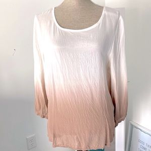 Made in Italy Silk ombré top